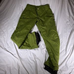 Orage Brand Green Women’s Winter Ski Snowboard Insulated Pants